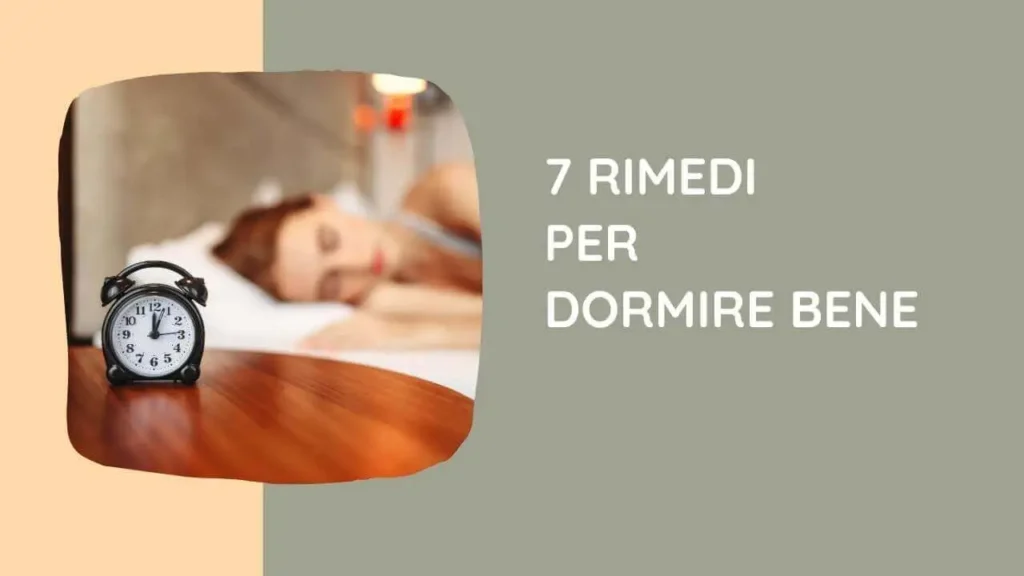 dormire bene